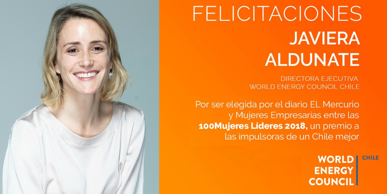 Javiera Aldunate entre las 100 Mujeres Líderes 2018